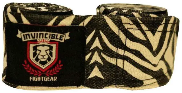 Alt view image 3 of 5 - Amber Fight Gear Elastic Thick Printed 180-Inch Handwraps - The Ultimate Athlete's Protection and Style Solution for Superior Performance and Comfort, Sold as a Pair Print4