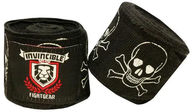 Alt view image 2 of 5 - Amber Fight Gear Elastic Thick Printed 180-Inch Handwraps - The Ultimate Athlete's Protection and Style Solution for Superior Performance and Comfort, Sold as a Pair Print5