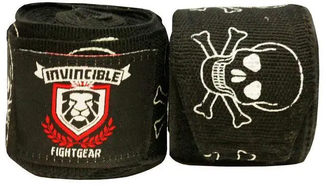 Alt view image 4 of 5 - Amber Fight Gear Elastic Thick Printed 180-Inch Handwraps - The Ultimate Athlete's Protection and Style Solution for Superior Performance and Comfort, Sold as a Pair Print5