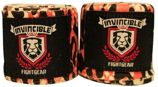 Main image of Amber Fight Gear Elastic Thick Printed 180-Inch Handwraps - The Ultimate Athlete's Protection and Style Solution for Superior Performance and Comfort, Sold as a Pair Print2