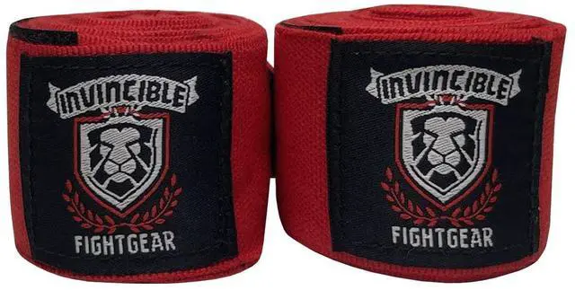 Alt view image 5 of 5 - Amber Fight Gear Ultimate 180-Inch Mexican Style Elastic Hand Wraps Premium Quality Boxing Kickboxing Muay Thai MMA Wraps for Men and Women, Sold as a Pair Red