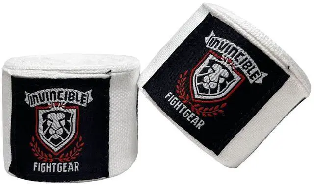 Alt view image 4 of 5 - Amber Fight Gear Ultimate 180-Inch Mexican Style Elastic Hand Wraps Premium Quality Boxing Kickboxing Muay Thai MMA Wraps for Men and Women, Sold as a Pair White