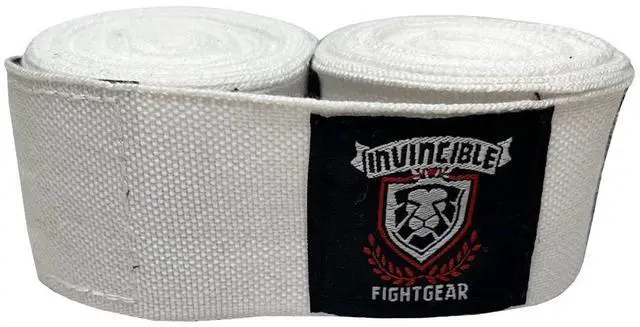 Alt view image 3 of 5 - Amber Fight Gear Ultimate 180-Inch Mexican Style Elastic Hand Wraps Premium Quality Boxing Kickboxing Muay Thai MMA Wraps for Men and Women, Sold as a Pair White