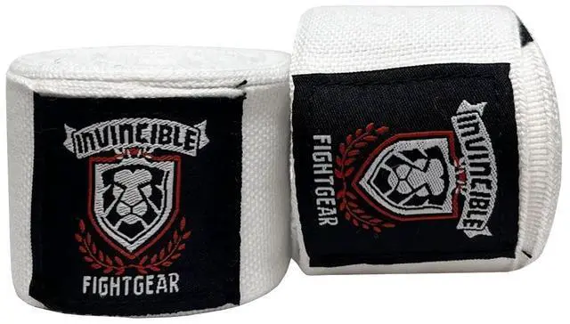 Alt view image 2 of 5 - Amber Fight Gear Ultimate 180-Inch Mexican Style Elastic Hand Wraps Premium Quality Boxing Kickboxing Muay Thai MMA Wraps for Men and Women, Sold as a Pair White