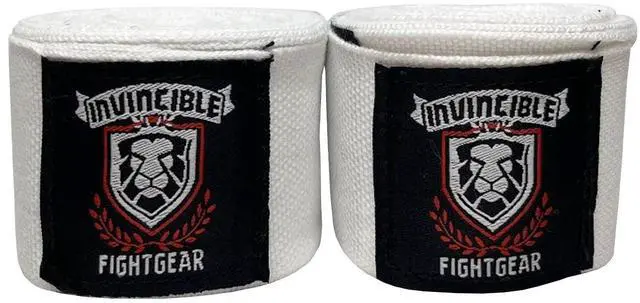 Alt view image 5 of 5 - Amber Fight Gear Ultimate 180-Inch Mexican Style Elastic Hand Wraps Premium Quality Boxing Kickboxing Muay Thai MMA Wraps for Men and Women, Sold as a Pair White