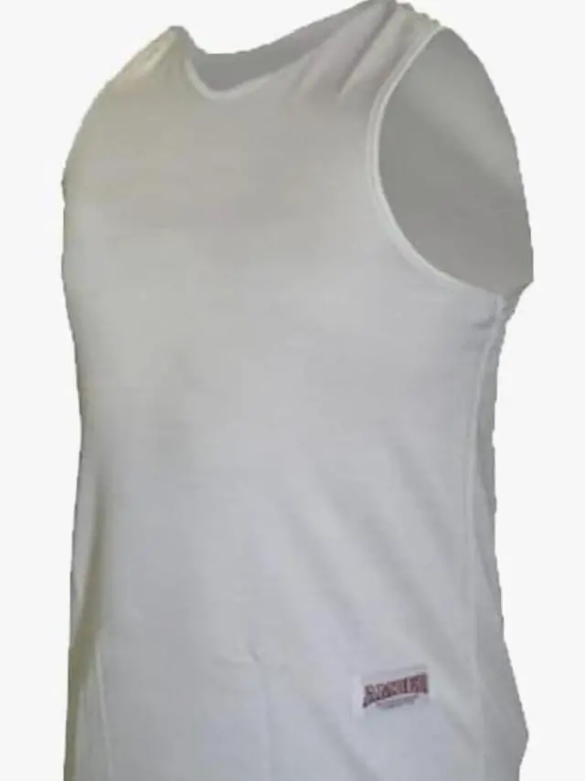 Alt view image 3 of 3 - Amber Fight Gear Premium Durable Boxing Jersey with Satin Finish Fabric - Comfortable & Stylish Training Gear for Unmatched Performance in White Youth-L