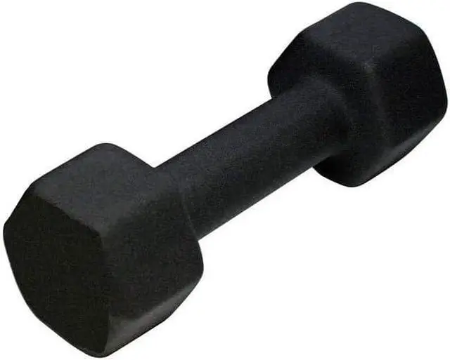 Alt view image 2 of 5 - Amber Fight Gear Neoprene Dumbbell, Single Weight for Strength Training, Muscle Toning, and Rehab, Non-Slip Grip & Anti-Roll Design 30lb