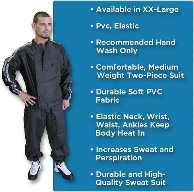 Alt view image 6 of 6 - Amber Fight Gear Thermal Sauna Suit for Weight Loss: Durable, Comfortable Sweat Suit for Fitness Running - Hand Wash Only XXL Small / Medium