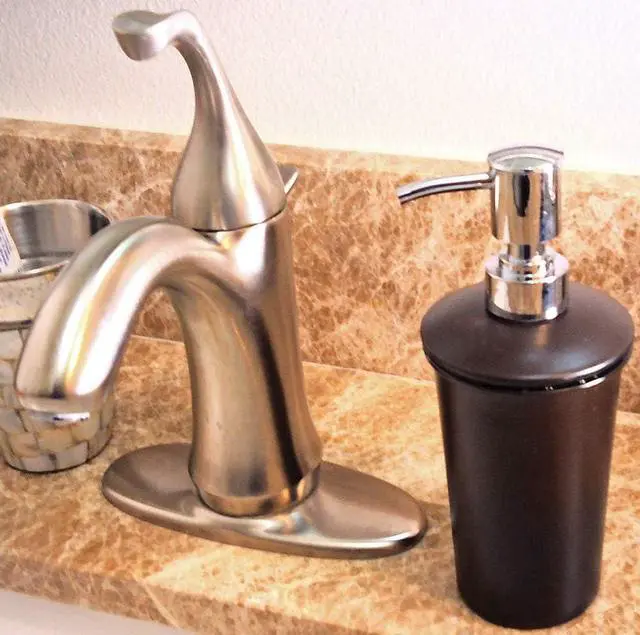 Alt view image 4 of 7 - LIVEVIE Millennium Collection Refillable Liquid Soap & Lotion Dispenser Set - Elegant Antique Copper Finish, Versatile for Bathroom Vanity, Kitchen Sink, Office, and Home Decor (Set of 2)