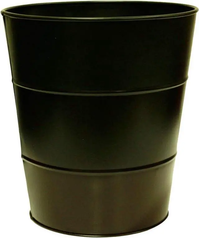 Main image of LIVEVIE Millennium Collection Modern Trash Can Wastebasket - Elegant Antique Copper Finish, Perfect for Recycling, Bathroom, Kitchen, Home Office, Dorm, Kids Room (Set of 2)