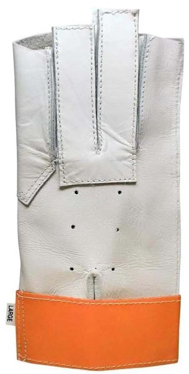 Alt view image 2 of 5 - Amber Fight Gear Leather Hand Hammer Throw Glove - The Ideal Glove for Hammer Throwers, Experience Comfort and Control