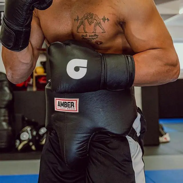 Alt view image 5 of 5 - Amber Fight Gear Professional Boxing Abdominal Guard
