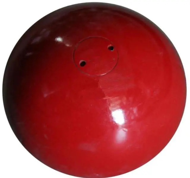 Alt view image 2 of 3 - Amber Fight Gear Precision Turned Iron Shot Put for Training & Competition, Solid Cast Iron, IAAF Specification, Polyurethane Coated, Color May Vary