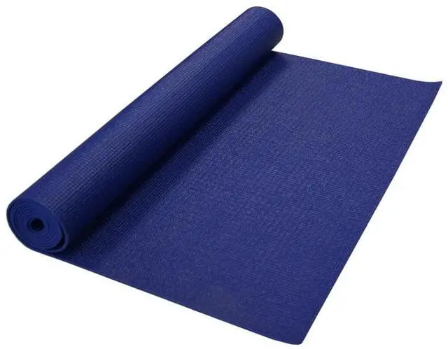 Alt view image 3 of 3 - Amber Fight Gear Amber Thick Yoga Mat Exercise Extra Non-Slip Surface Sticky Fitness Workouts, Blue (ASG-45)