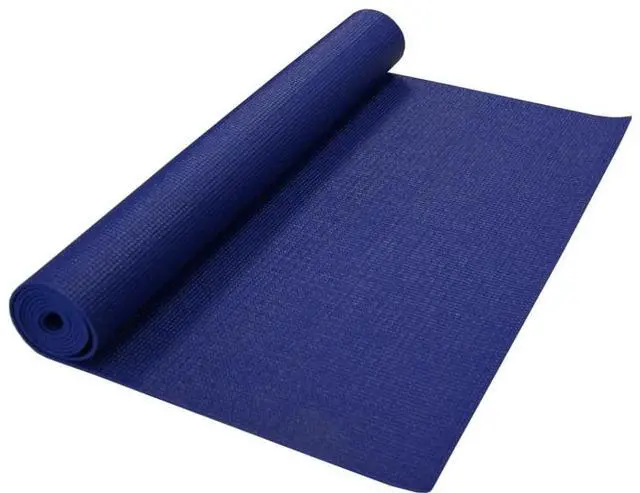 Alt view image 2 of 3 - Amber Fight Gear Amber Thick Yoga Mat Exercise Extra Non-Slip Surface Sticky Fitness Workouts, Blue (ASG-45)