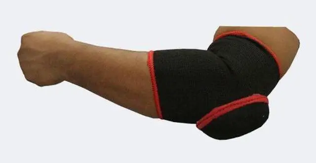 Alt view image 3 of 3 - Amber Fight Gear Ultimate Guard MMA Elbow Protectors, Impact-Resistant, Shock-Absorbing Foam, Custom Neoprene Fit, Durable for Intense Training Large