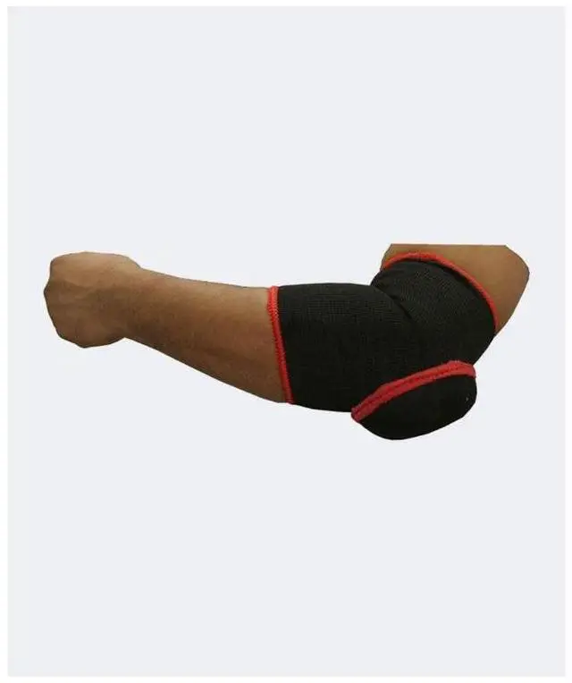 Alt view image 2 of 3 - Amber Fight Gear Ultimate Guard MMA Elbow Protectors, Impact-Resistant, Shock-Absorbing Foam, Custom Neoprene Fit, Durable for Intense Training Large