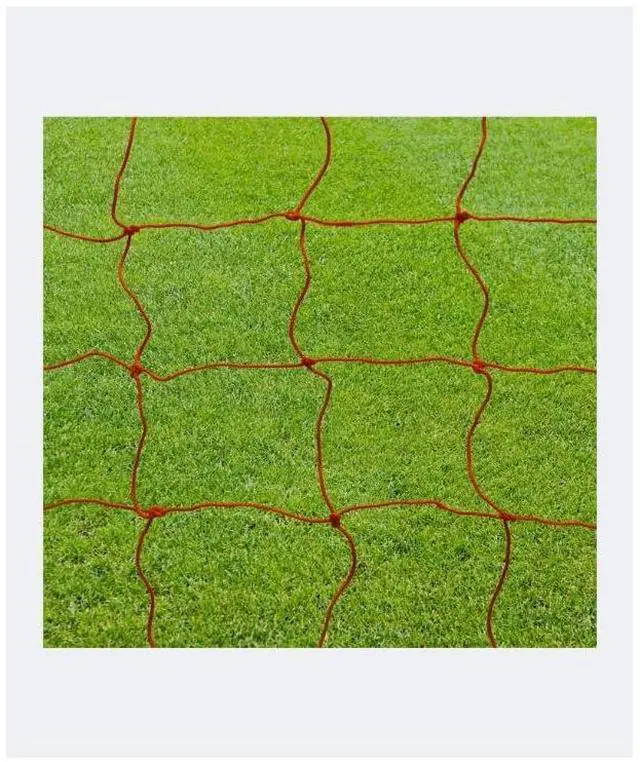 Alt view image 3 of 3 - Amber Fight Gear Soccer Goal Nets Pair Official Size 24ft x 8ft Durable Field Equipment for Training and Games, Orange