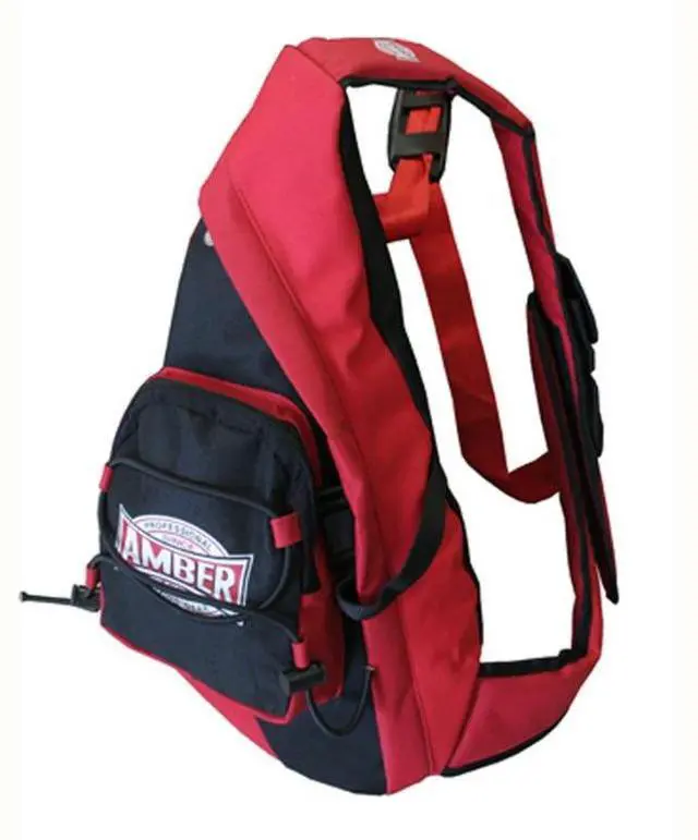 Alt view image 2 of 3 - Amber Fight Gear Ultimate Boxing Sling Gym Bag - Durable Nylon Construction, Padded Strap, Spacious Compartments - Ideal for Gym, Travel, and More, Adult Size