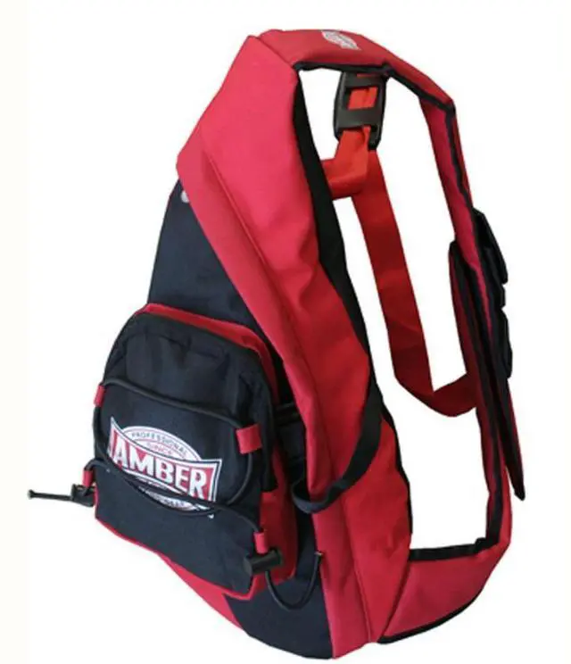 Alt view image 3 of 3 - Amber Fight Gear Ultimate Boxing Sling Gym Bag - Durable Nylon Construction, Padded Strap, Spacious Compartments - Ideal for Gym, Travel, and More, Adult Size
