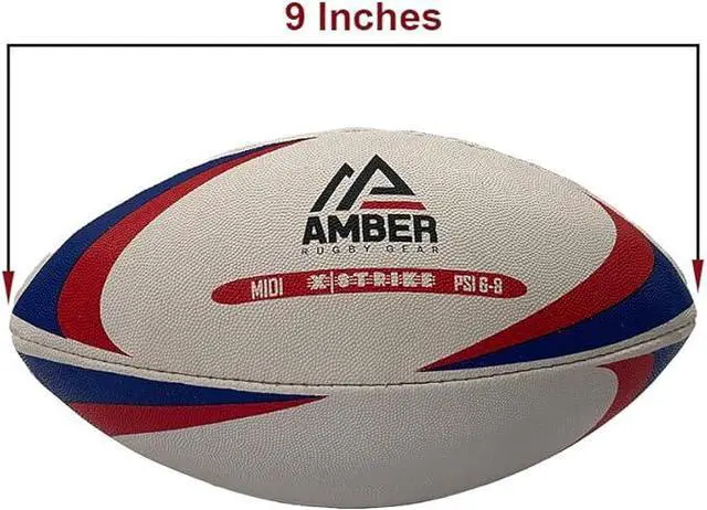 Alt view image 3 of 4 - Amber Fight Gear  Recreational Midi Ball with Non-Slip Surface for All-Weather Use - Official Size and Weight for Match or Training