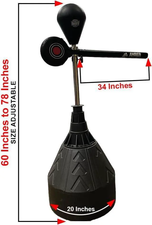 Alt view image 5 of 5 - Amber Fight Gear Unleash Your Inner Fighter with The Rapid-Reflex Boxing Bar: The Ultimate 2-in-1 Boxing Punch Bag and Reflex Spinning Bar for Enhanced Training and Agility