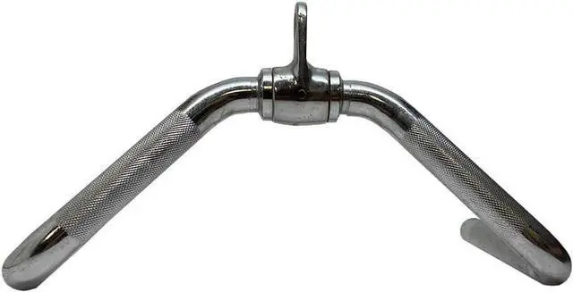 Alt view image 4 of 6 - Amber Fight Gear Multi-Exercise Steel Bar, Versatile Fitness Equipment for Bicep Curls, Seated Rows, Triceps Pressdown | Chrome-Plated