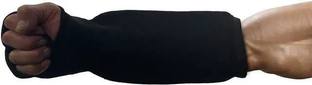 Alt view image 3 of 5 - Amber Fight Gear Ultimate Fist & Forearm Protector Premium Martial Arts Gloves with Full-Length Nylon Sleeves, Superior Knuckle Defense for Boxing, Kickboxing, MMA, and Fitness Training Small