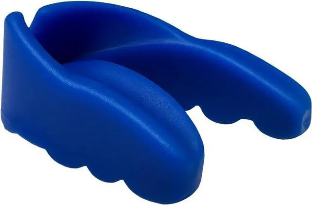 Alt view image 2 of 5 - Amber Fight Gear Adult Single Mouthpiece with Durable Ventilated Case - Customizable Fit, Boil and Wear Instructions, Solid Construction for Superior Protection, Blue