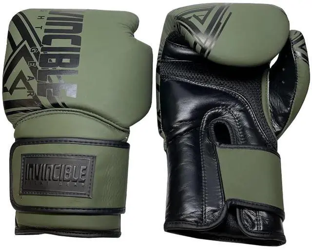 Alt view image 2 of 5 - Amber Sporting Goods  All Leather Pro Hybrid Boxing Gloves for Men & Women, Kickboxing, MMA, Muay Thai, Heavy Bag & Mitt Work  Durable, Breathable, Shock-Absorbing 14 oz.