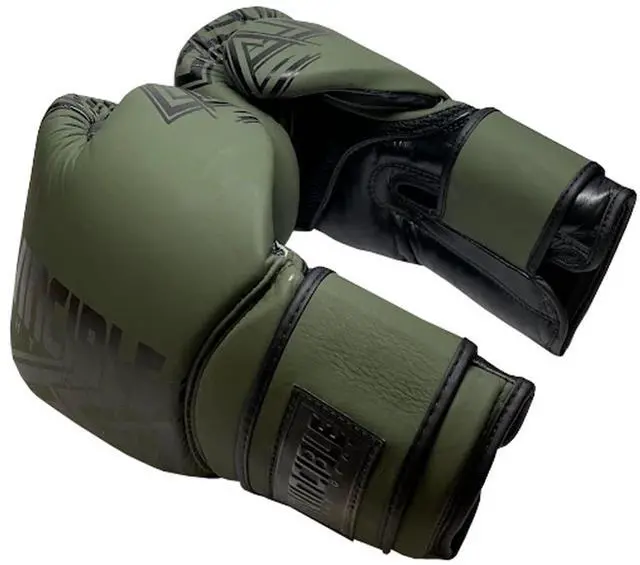 Alt view image 5 of 5 - Amber Sporting Goods  All Leather Pro Hybrid Boxing Gloves for Men & Women, Kickboxing, MMA, Muay Thai, Heavy Bag & Mitt Work  Durable, Breathable, Shock-Absorbing 14 oz.