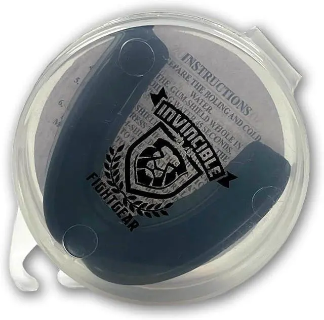 Alt view image 6 of 6 - Amber Fight Gear Ultimate Comfort and Protection Customizable Mouthpiece for Personalized Fit and Reliable Protection - Perfect for MMA, Boxing, Martial Arts, and All Contact Sports, Black