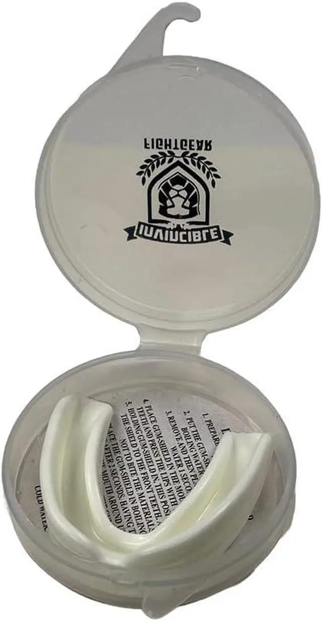Alt view image 3 of 4 - Amber Fight Gear Ultimate Comfort and Protection Customizable Mouthpiece for Personalized Fit and Reliable Protection - Perfect for MMA, Boxing, Martial Arts, and All Contact Sports, White