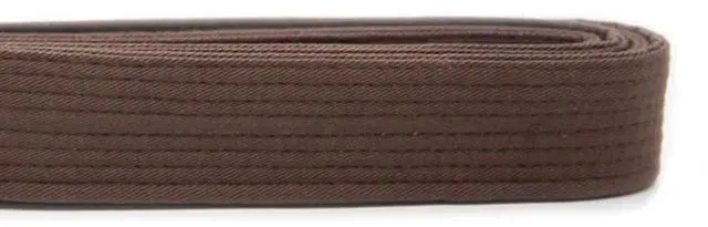 Alt view image 2 of 6 - Amber Sporting Goods Premium Karate Belt, 100% Cotton Canvas Martial Arts Belt for Karate, Taekwondo & Judo Size 1 - 85 Inches