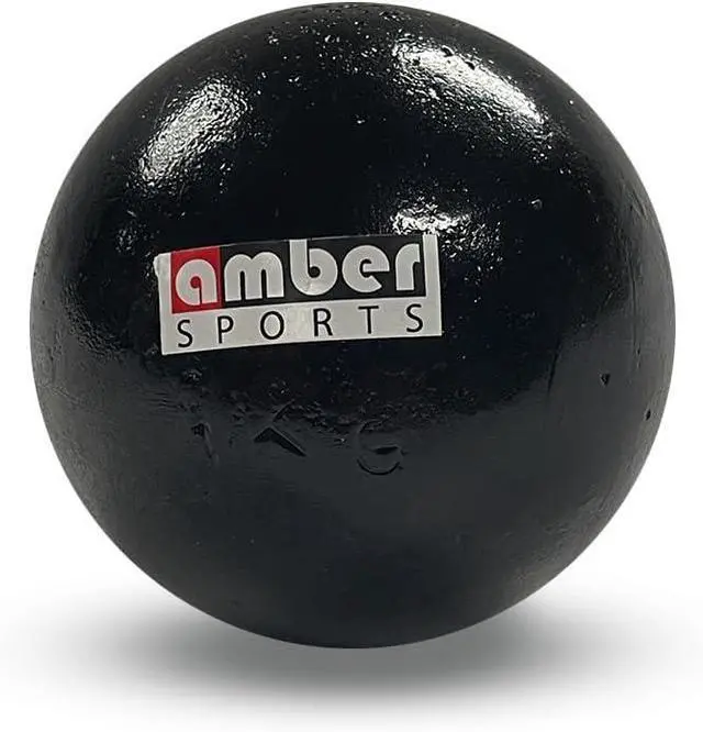 Main image of Amber Fight Gear Cast Iron Shot Put Weights 1kg(2.20lbs)   - Ideal for Track & Field Training - Color May Vary