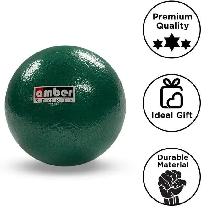 Alt view image 3 of 6 - Amber Fight Gear Cast Iron Shot Put Weights  3kg (6.60lbs) - Ideal for Track & Field Training - Color May Vary