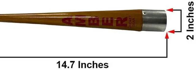 Alt view image 3 of 4 - Amber Fight Gear Willow Grip Cone Elevate Your Cricket Game with Precision, Durability & Effortless Application, Perfect Grip Every Time 14.7"