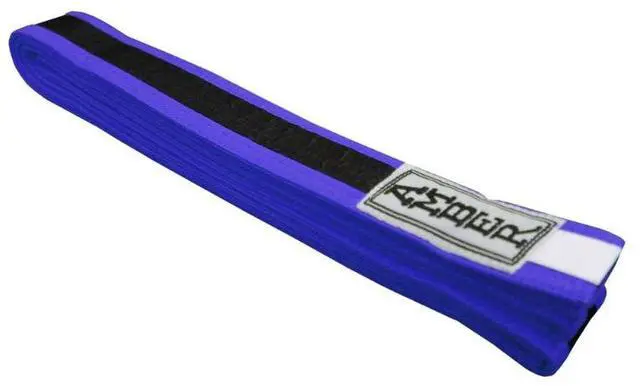 Alt view image 3 of 3 - Amber Sporting Goods Premium Karate Belt, 100% Cotton Canvas Martial Arts Belt for Karate, Taekwondo & Judo Size 4 - 104 Inches