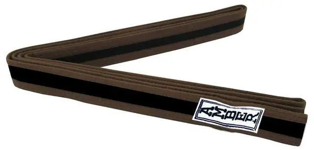 Alt view image 2 of 4 - Amber Sporting Goods Premium Karate Belt, 100% Cotton Canvas Martial Arts Belt for Karate, Taekwondo & Judo