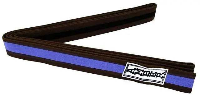Alt view image 5 of 5 - Amber Sporting Goods Premium Karate Belt, 100% Cotton Canvas Martial Arts Belt for Karate, Taekwondo & Judo