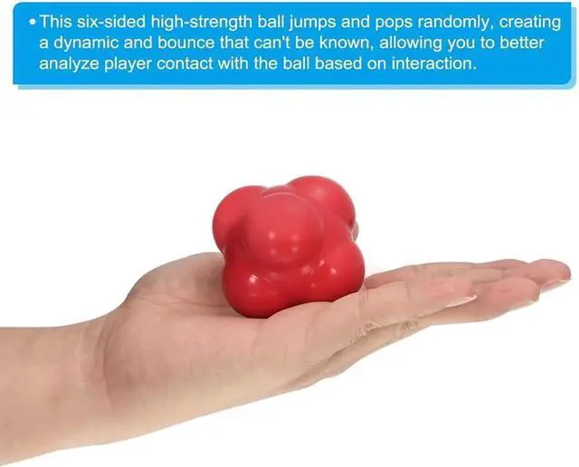 Alt view image 3 of 4 - Amber Fight Gear Agility Bounce Reaction Ball for Exception Hand Eye Coordination