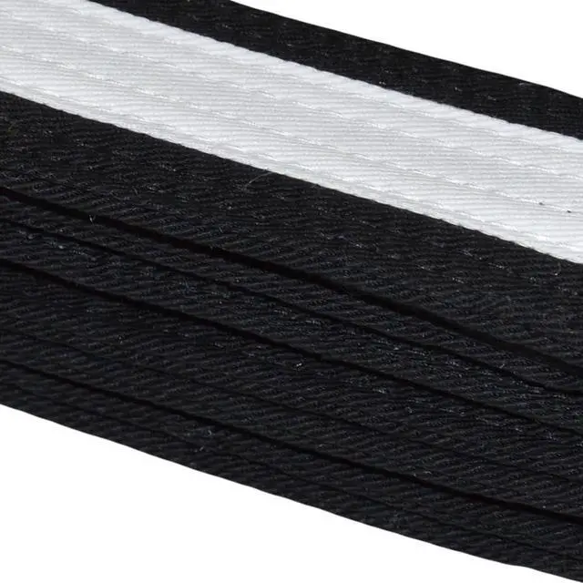 Alt view image 4 of 7 - Amber Sporting Goods Premium Karate Belt, 100% Cotton Canvas Martial Arts Belt for Karate, Taekwondo & Judo Size 4 - 104 Inches