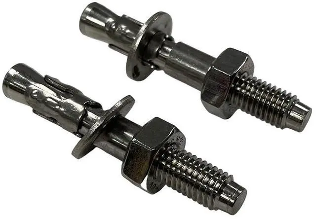 Main image of Amber Fight Gear Dynamo Stainless Steel 304 Wedge Expansion Bolt for Hard Rock - Outdoor Use, 25kN Minimum Strength M10x70mm, Pack of 2