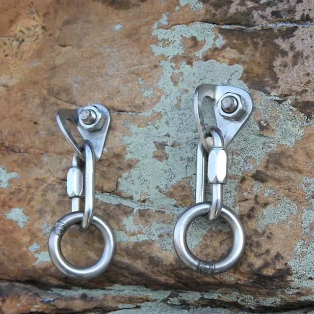 Alt view image 3 of 4 - Amber Fight Gear Dynamo Stainless Steel 304 Wedge Expansion Bolt for Hard Rock - Outdoor Use, 25kN Minimum Strength M10x70mm, Pack of 2