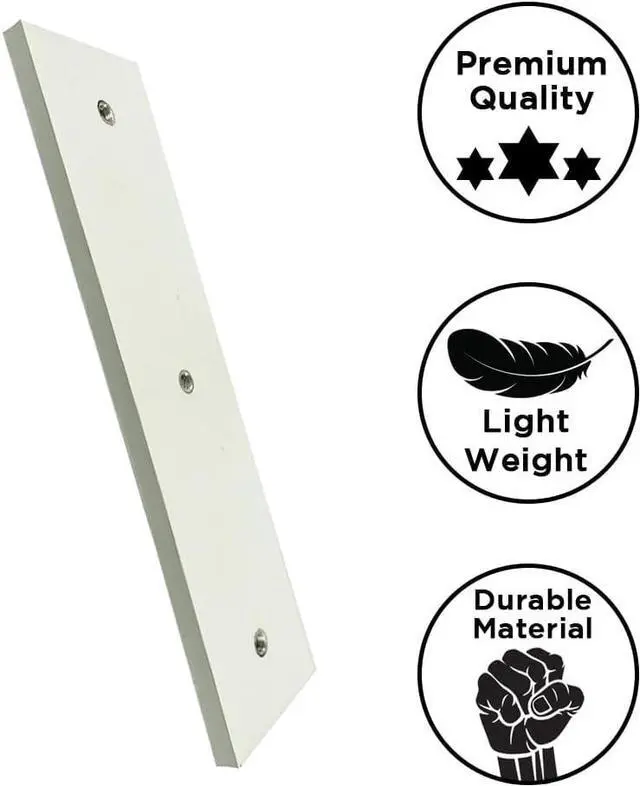 Alt view image 4 of 5 - Amber Fight Gear Pitching Rubber with Durable UV-Resistant Construction, Official Size 6 x 24 Inches for Baseball - Includes Nickel-Plated Steel Spikes for Secure Ground Attachment