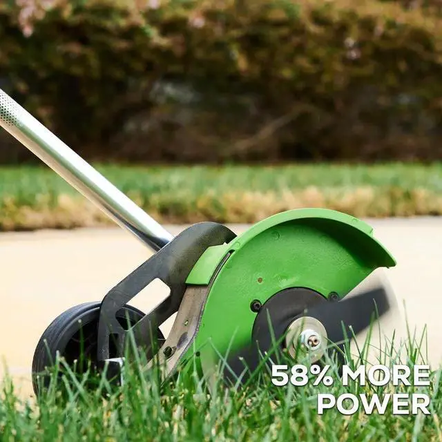 Alt view image 2 of 4 - Amber Fight Gear 82V Edger Precision Cutting, Powerful Motor, 4Ah Battery, Dual Port Charger (82ES15-4DP)