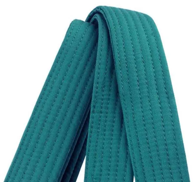 Alt view image 2 of 7 - Amber Sporting Goods Premium Karate Belt, 100% Cotton Canvas Martial Arts Belt for Karate, Taekwondo & Judo Size 5 - 112 Inches