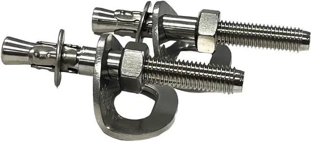 Main image of Amber Fight Gear Heavy-Duty Climbing Holds Anchor Set, 12MM Bolt, 30KN Strength, Anti-Flip, 3000KG Capacity for Indoor & Outdoor Use, 2 pc