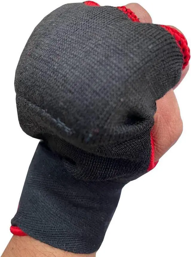 Alt view image 5 of 5 - Amber Fight Gear Rapid Elastic Hand Wraps for Boxing, MMA, Muay Thai, Kickboxing - Enhanced Wrist & Knuckle Protection - Ideal for Men & Women Small