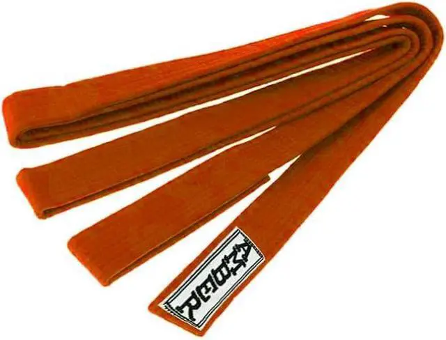 Alt view image 3 of 4 - Amber Sporting Goods Premium Karate Belt, 100% Cotton Canvas Martial Arts Belt for Karate, Taekwondo & Judo Size 7 - 128 Inches